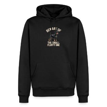 Cadeaux pour chiens Manchester Terrier - Sweat à capuche Premium bio Homme - noir - Devant - Nico (187cm)