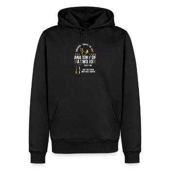 Fechten - Männer Premium Bio Hoodie - Schwarz - Vorne - Nico (187cm)