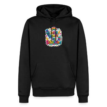 Schulkind 2026 Einschulung 2026 Schulanfang - Männer Premium Bio Hoodie - Schwarz - Vorne - Nico (187cm)