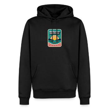 Hallöchen Aperölchen - Männer Premium Bio Hoodie - Schwarz - Vorne - Nico (187cm)