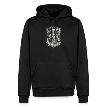 C’est quoi ce délire de Celsius Skeleton Funny American - Sweat à capuche Premium bio Homme - noir - Devant - Nico (187cm)