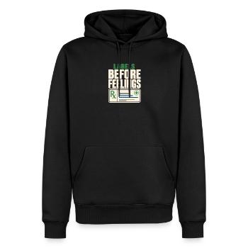 Apothekentechniker Pharmacy Tech Cpht Rx Geschenk - Männer Premium Bio Hoodie - Schwarz - Vorne - Nico (187cm)