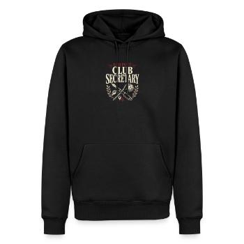 Poetcore Poète Poésie Dark Academia Gift - Sweat à capuche Premium bio Homme - noir - Devant - Nico (187cm)