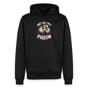 Dove Sayings Birds Funny Doves Gift - Men’s Premium Organic Hoodie - black - Front - Nico (187cm)