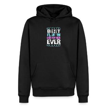 Hundefriseur - Männer Premium Bio Hoodie - Schwarz - Vorne - Nico (187cm)