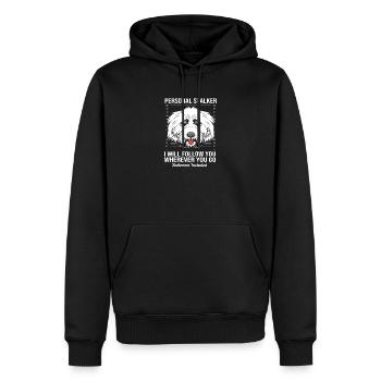 Lhasa Apso - Männer Premium Bio Hoodie - Schwarz - Vorne - Nico (187cm)