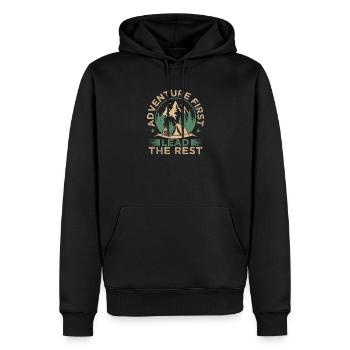 Girl Scout Leader Adventures First Scout - Männer Premium Bio Hoodie - Schwarz - Vorne - Nico (187cm)