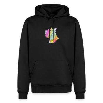 Cane Corso - Männer Premium Bio Hoodie - Schwarz - Vorne - Nico (187cm)