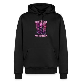 Pastel Goth Soft Goth Gaming Gamer - Men’s Premium Organic Hoodie - black - Front - Nico (187cm)