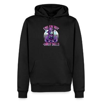 Pastel Goth Soft Goth Gaming Gamer - Men’s Premium Organic Hoodie - black - Front - Nico (187cm)