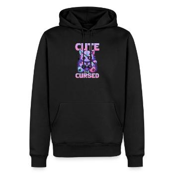 Pastel Goth Soft Goth Gaming Gamer - Men’s Premium Organic Hoodie - black - Front - Nico (187cm)