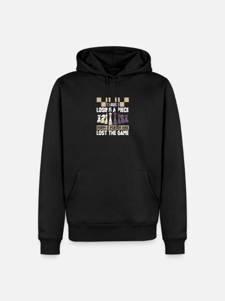 Chess Chess Player Chessboard - Men’s Premium Organic Hoodie - black