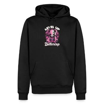 Pastel Goth Soft Goth Gaming Gamer - Männer Premium Bio Hoodie - Schwarz - Vorne - Nico (187cm)