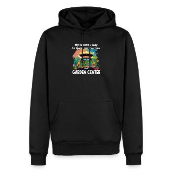 Des mères amusantes de jardinage - Sweat à capuche Premium bio Homme - noir - Devant - Nico (187cm)
