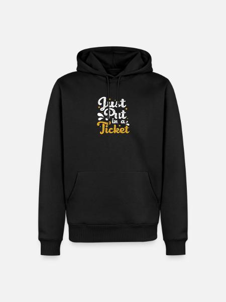 Tech Support - Men’s Premium Organic Hoodie - black