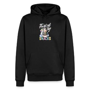 Ich Benötige Snacks, Lustiger Tierhumor - Männer Premium Bio Hoodie - Schwarz - Vorne - Nico (187cm)
