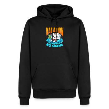 Das Einsteigen In Flugzeuge lustig - Männer Premium Bio Hoodie - Schwarz - Vorne - Nico (187cm)