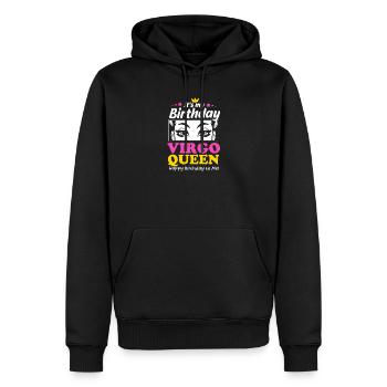 Sternzeichen Jungfrau - Männer Premium Bio Hoodie - Schwarz - Vorne - Nico (187cm)