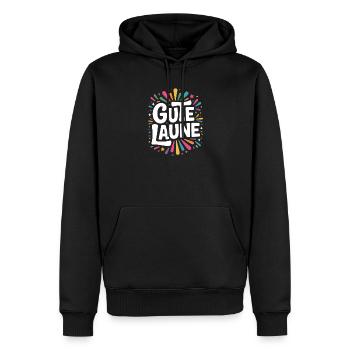 Gute Laune Karneval Fasching Karnevalskostüm Alaaf - Männer Premium Bio Hoodie - Schwarz - Vorne - Nico (187cm)