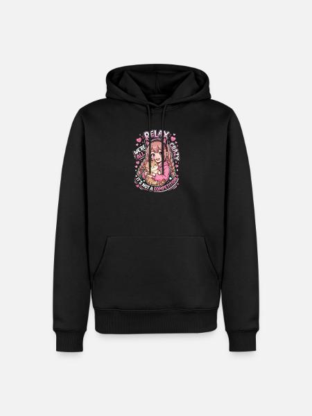 Relax We're All Crazy Competition - Men’s Premium Organic Hoodie - black