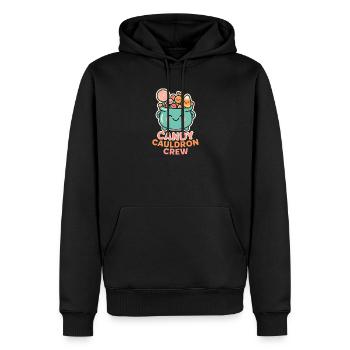 Équipage du Chaudron de Bonbons - Sweat à capuche Premium bio Homme - noir - Devant - Nico (187cm)