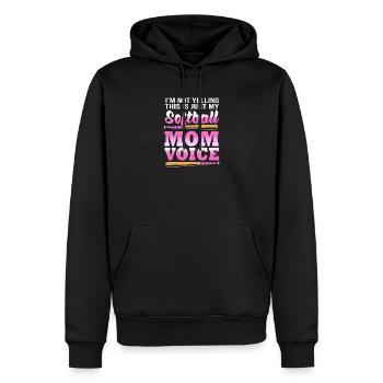 Softball Mutter Softball Mama - Männer Premium Bio Hoodie - Schwarz - Vorne - Nico (187cm)