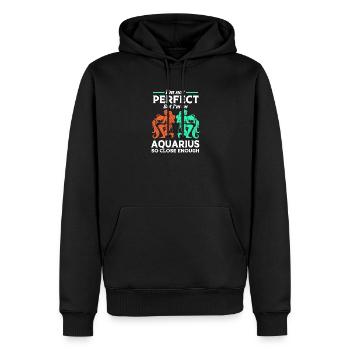 Sternzeichen Jungfrau - Männer Premium Bio Hoodie - Schwarz - Vorne - Nico (187cm)
