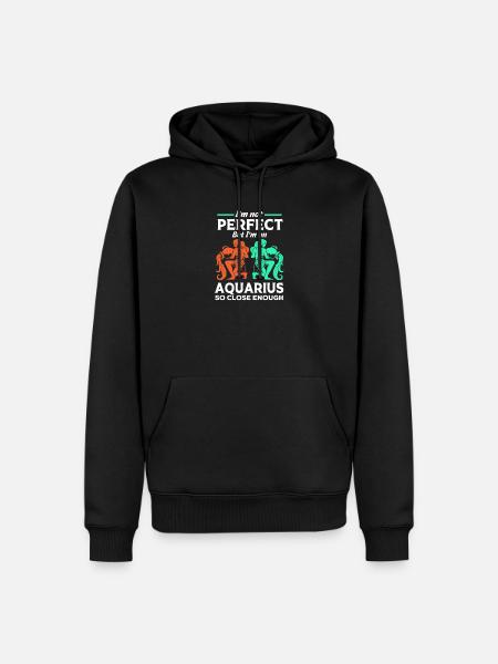 Sternzeichen Jungfrau - Männer Premium Bio Hoodie - Schwarz