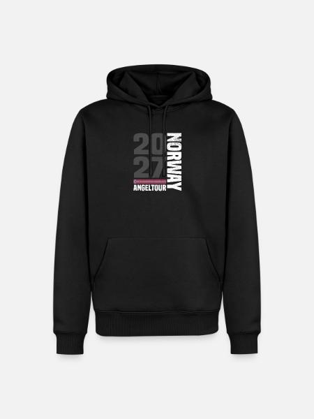 Norway Angeltour 2027 - Männer Premium Bio Hoodie - Schwarz