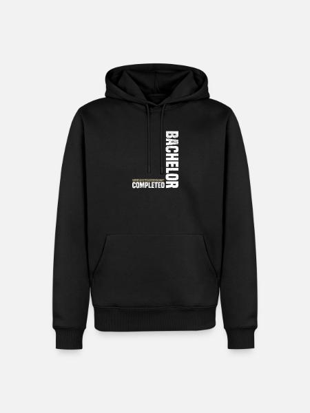Bachelor Wirtschaftswissenschaft - Männer Premium Bio Hoodie - Schwarz