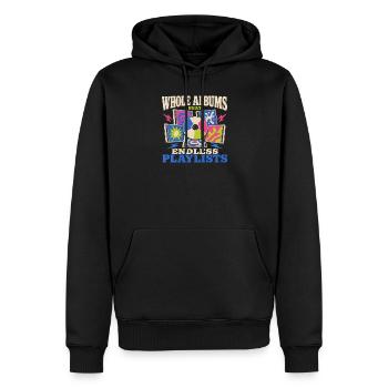 Cd-sammler Kompaktplatte Physisches Medium - Männer Premium Bio Hoodie - Schwarz - Vorne - Nico (187cm)
