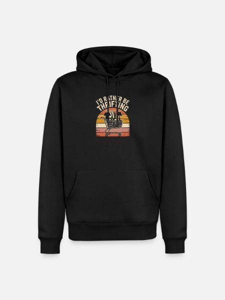 Secondhand-Sonnenuntergangswagen - Männer Premium Bio Hoodie - Schwarz