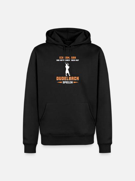 Dudelsackspieler Dudelsack Männer Geschenk - Männer Premium Bio Hoodie - Schwarz