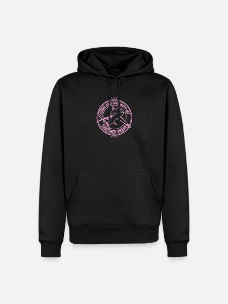 Fuchshai - Komm und tauch mit mir - Männer Premium Bio Hoodie - Schwarz