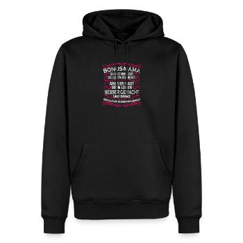 Bonus Mama Stiefmutter Geschenk Beste Stiefmama - Männer Premium Bio Hoodie - Schwarz - Vorne - Nico (187cm)