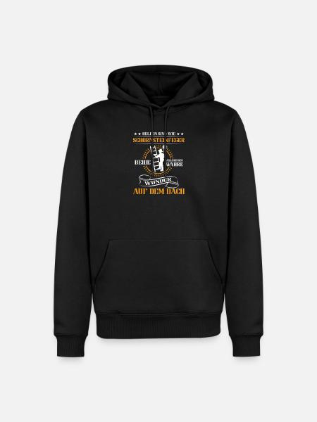 Schornsteinfeger Herren - Männer Premium Bio Hoodie - Schwarz