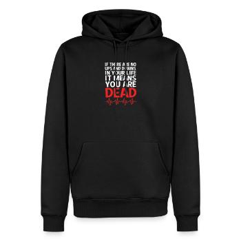 Notfall Krankenschwester Ambulanz - Männer Premium Bio Hoodie - Schwarz - Vorne - Nico (187cm)