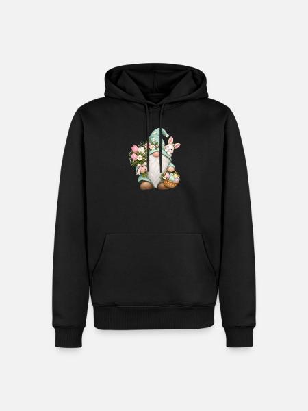 Süße Zwerge unter den Gnomen - Männer Premium Bio Hoodie - Schwarz