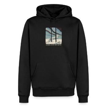 Aurora Polaris Dance Of Northern Lights - Männer Premium Bio Hoodie - Schwarz - Vorne - Nico (187cm)