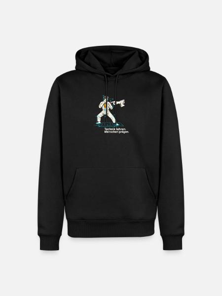 Kampfsport Trainer Geschenk Coach Sensei - Männer Premium Bio Hoodie - Schwarz