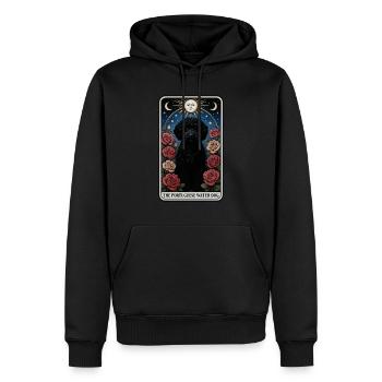 Portugiesischer Wasserhund - Männer Premium Bio Hoodie - Schwarz - Vorne - Nico (187cm)