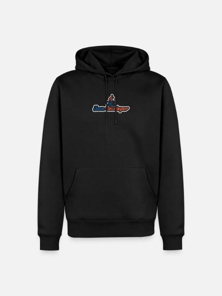Java Developer with Coffee - Sweat à capuche Premium bio Homme - noir