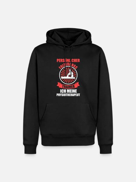 Physiotherapeut Beruf Physio Geschenk - Männer Premium Bio Hoodie - Schwarz