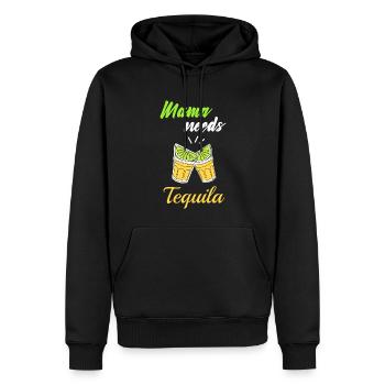 Mama Needs Tequila - Mother's Day Bath Party Mexico - Men’s Premium Organic Hoodie - black - Front - Nico (187cm)
