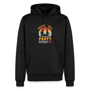 Physiotherapie Physiotherapeut Physio - Männer Premium Bio Hoodie - Schwarz - Vorne - Nico (187cm)