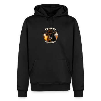 Country Fanatiker Logo - Männer Premium Bio Hoodie
