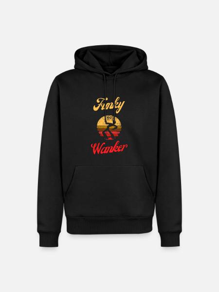Funky Wanker - Sweat à capuche Premium bio Homme - noir