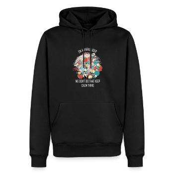 Paragliding Gleitschirm Paragleiter Paraglider - Männer Premium Bio Hoodie - Schwarz - Vorne - Nico (187cm)