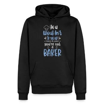 baking, confectioner, baked goods, delicious - Men’s Premium Organic Hoodie - black - Front - Nico (187cm)