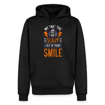 Horreur Mal - Sweat à capuche Premium bio Homme - noir - Devant - Nico (187cm)